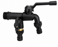 Robinet distributeur d'eau 2 sorties avec raccords rapides, Robin'Home