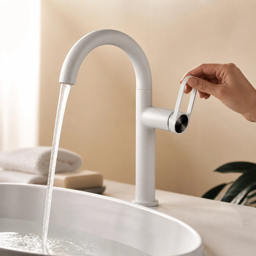 Robinet de Salle de Bain Design Col de Cygne