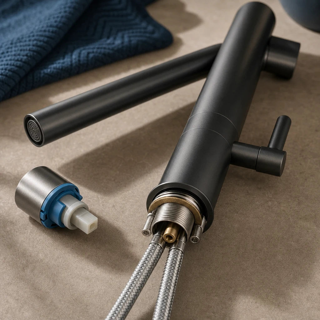 Robinet de Cuisine Design à Bec Orientable